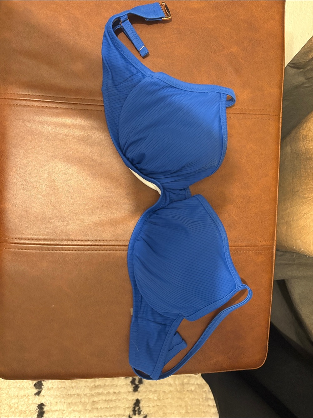 Shade & Shore Blue Underwire Bikini Top